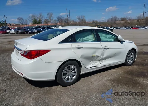 2012 Hyundai Sonata Gls из США, поврежденный, VIN 5NPEB4AC1CH347036